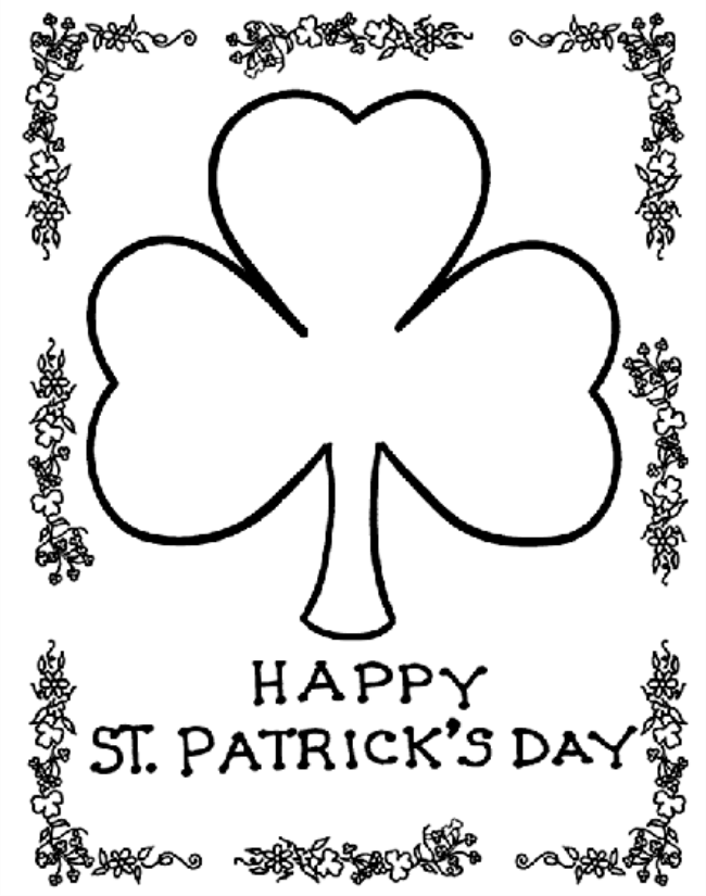 12 St. Patrick’s Day Printable Coloring Pages For Adults &Amp; Kids