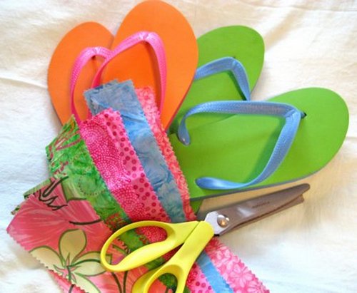 Flip Flops - Make Your Own With Fabric Scraps! {Tutorial ...