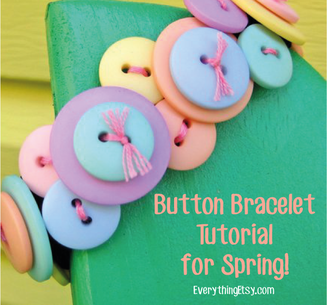 DIY Joy - Learn how to make cute bracelets using buttons and yarn with this  video tutorial! Perfect item to sell or give as a gift.  https://diyjoy.com/easy-diy-upcycled-button-bracelet-tutorial/ | Facebook