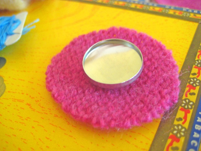 How to make a fabric button with thick fabric / self fabric