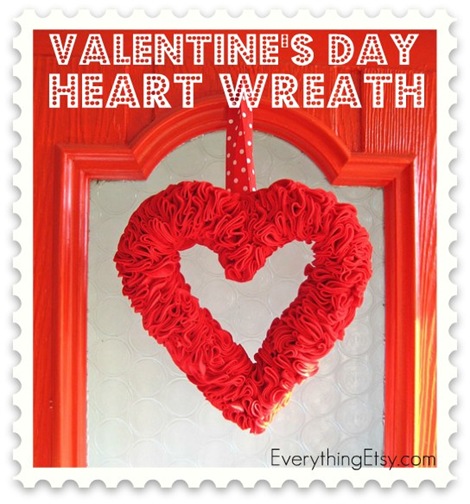 Valentine's Day Heart Wreath 1