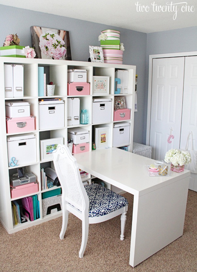 Home Office & Craft Space {Two Twenty One} - EverythingEtsy.com