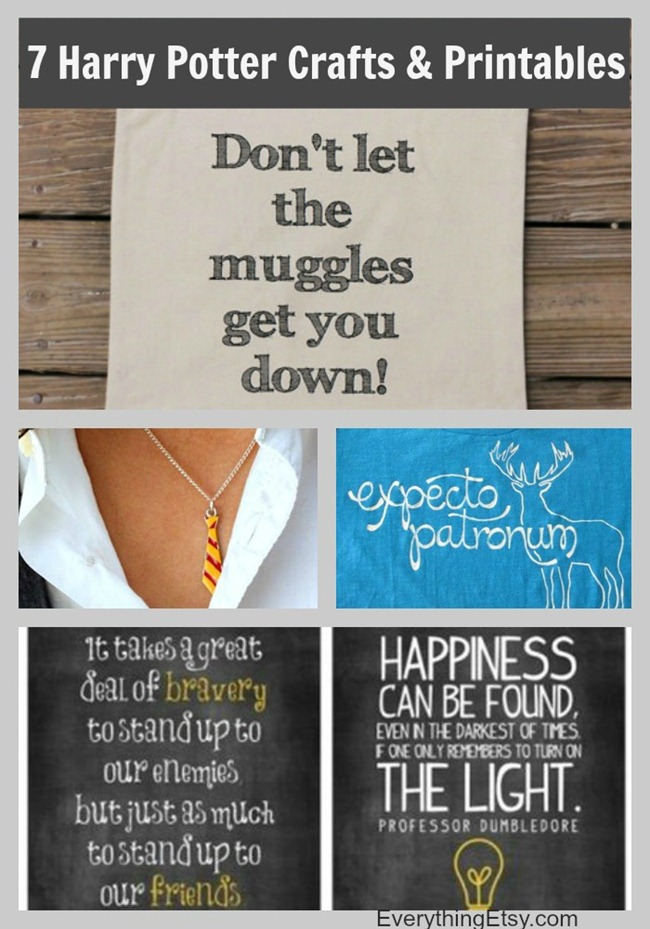 7 Harry Potter Craft Ideas & Printables - EverythingEtsy.com