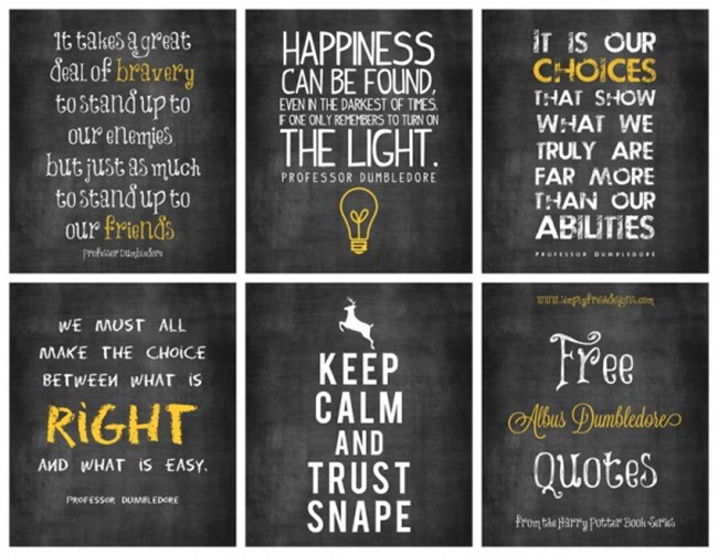 Harry Potter Crafts and Free Printables - all crafty things