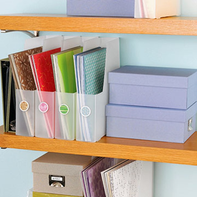 American Crafts Studio Blog: Quick Tips: How to Organize Your Scrapbook  Supplies
