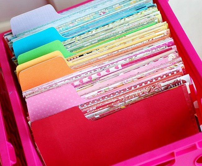 How to Organize Your Scrapbooking Supplies - Love Paper Crafts