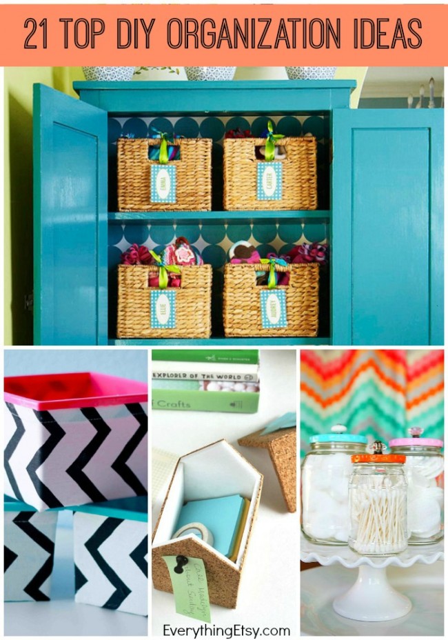 21 Top DIY Home Organization Ideas