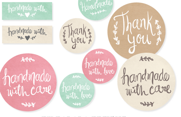made with love labels printable