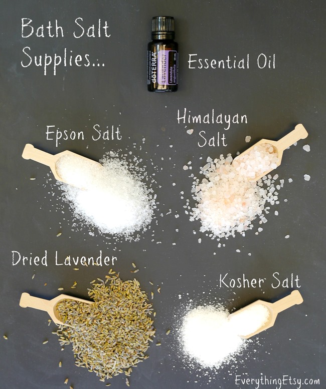 DIY Bath Salt Supplies on EverythingEtsy.com