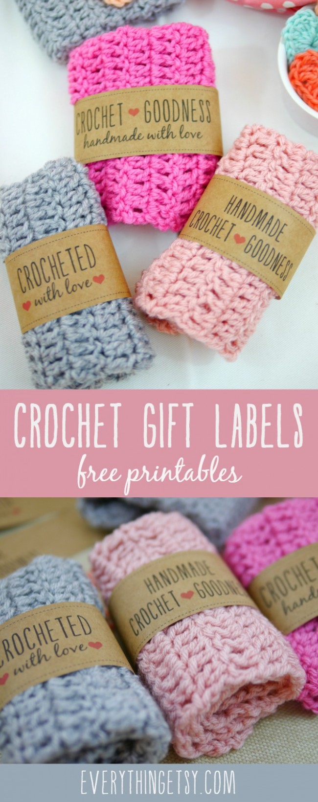 Free Printable Handmade Fiber Care Instruction Gift Tags for Knit