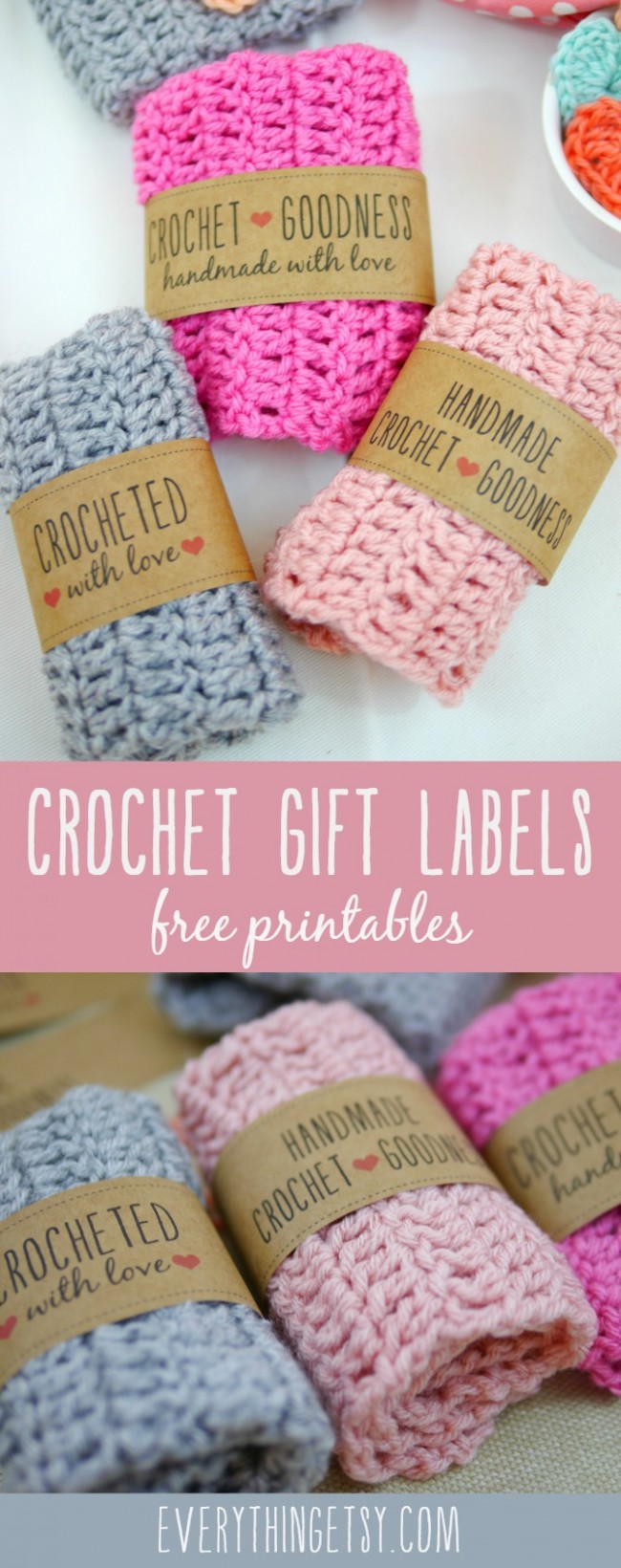 Free Printable Crochet Gift Labels