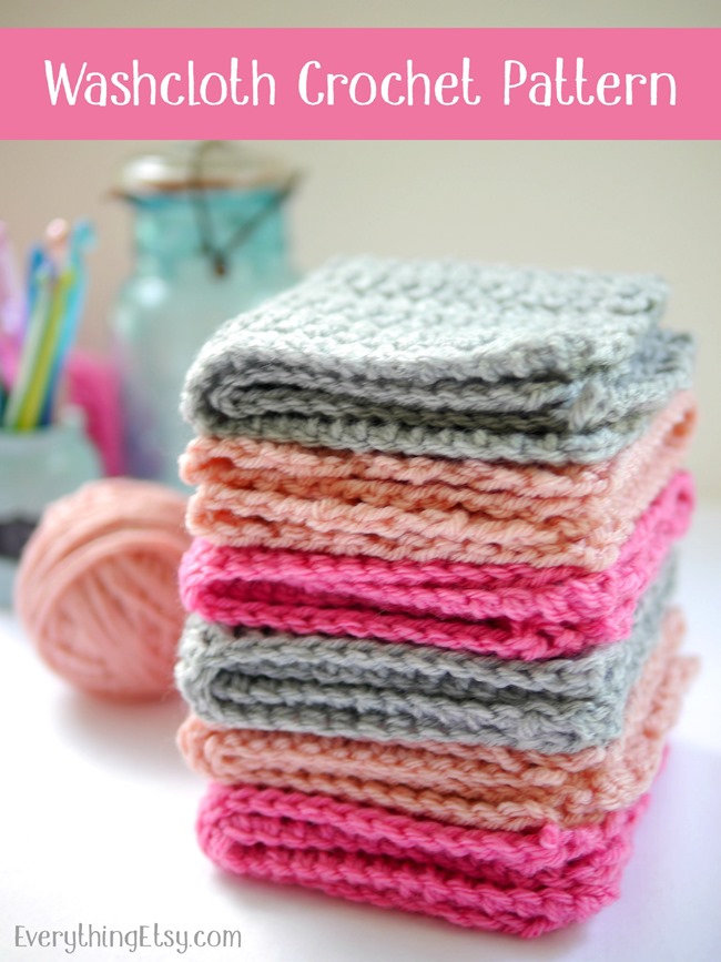 Crochet Dish Cloths, Crochet Wash Cloths, 100% Cotton, Crochet