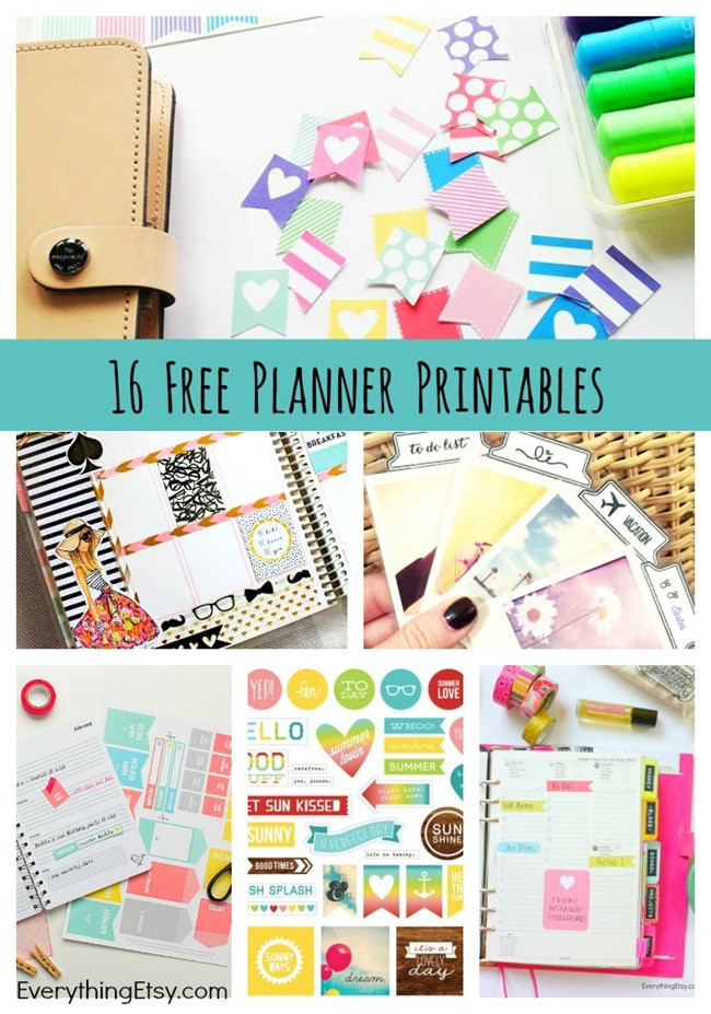 16 free planner printables everythingetsy com