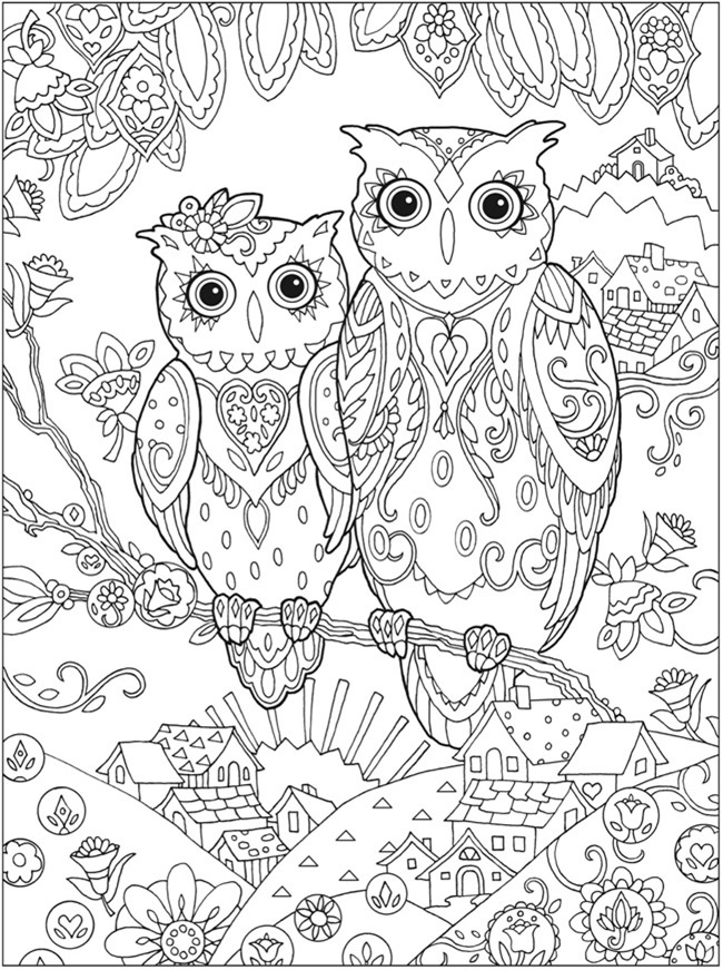 Download Printable Coloring Pages for Adults {15 Free Designs ...