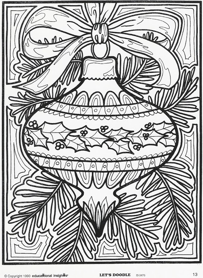 21 Christmas Printable Coloring Pages EverythingEtsy