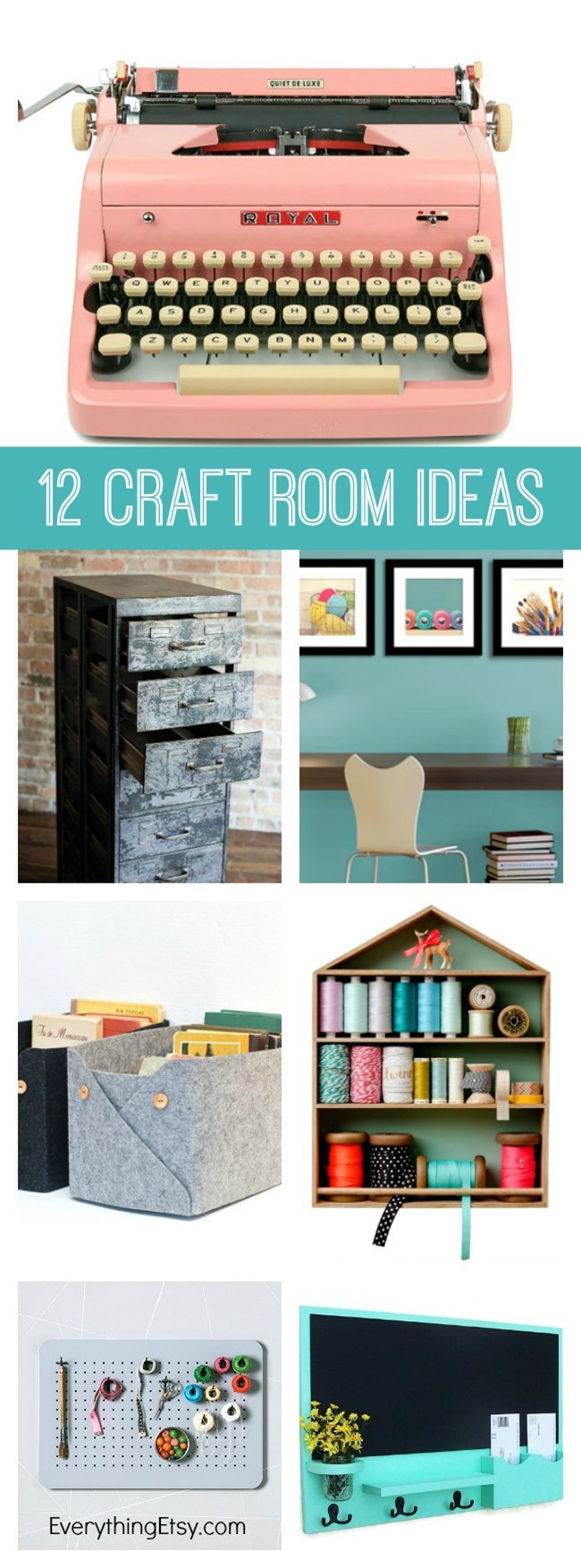 12 Craft Room Decorating Ideas on Etsy - EverythingEtsy.com
