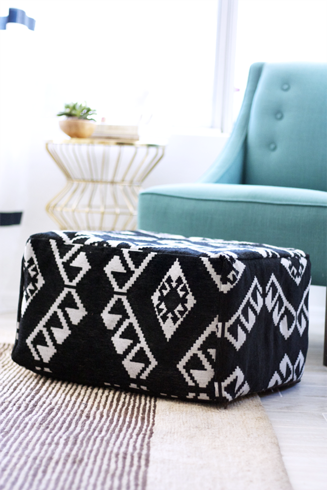 Ikea Hack - Chic Footstool Makeover