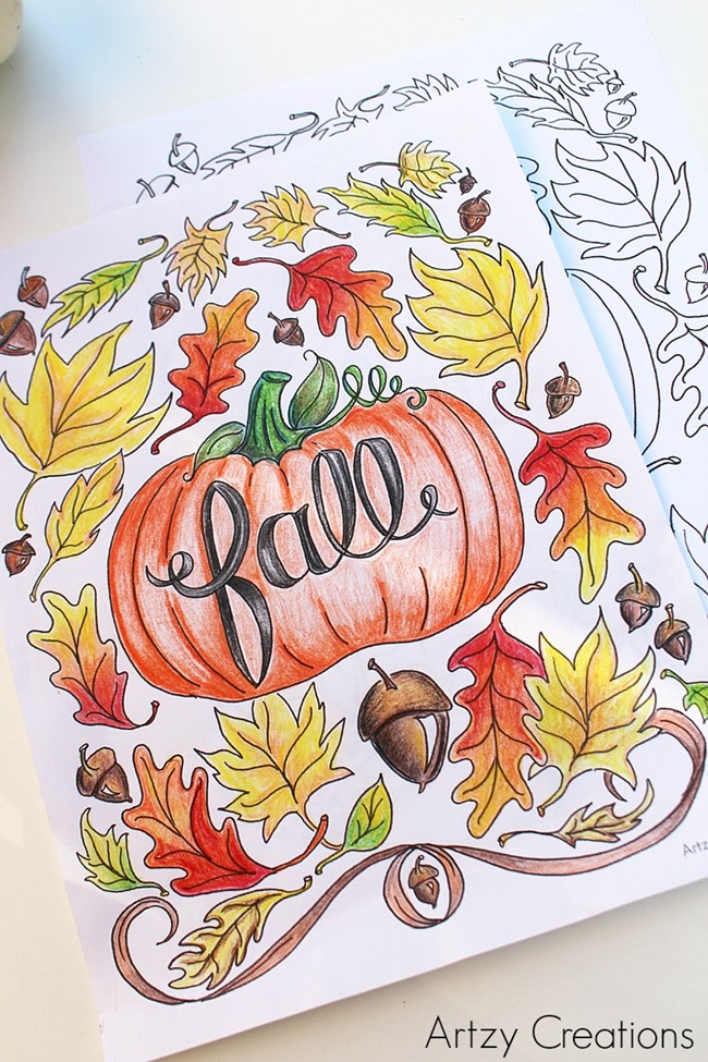 Large Print Adult Fall Coloring Book - A Simple & Easy Coloring Book for  Adults with Autumn Wreaths, Leaves & Pumpkins (Large Print / Paperback)