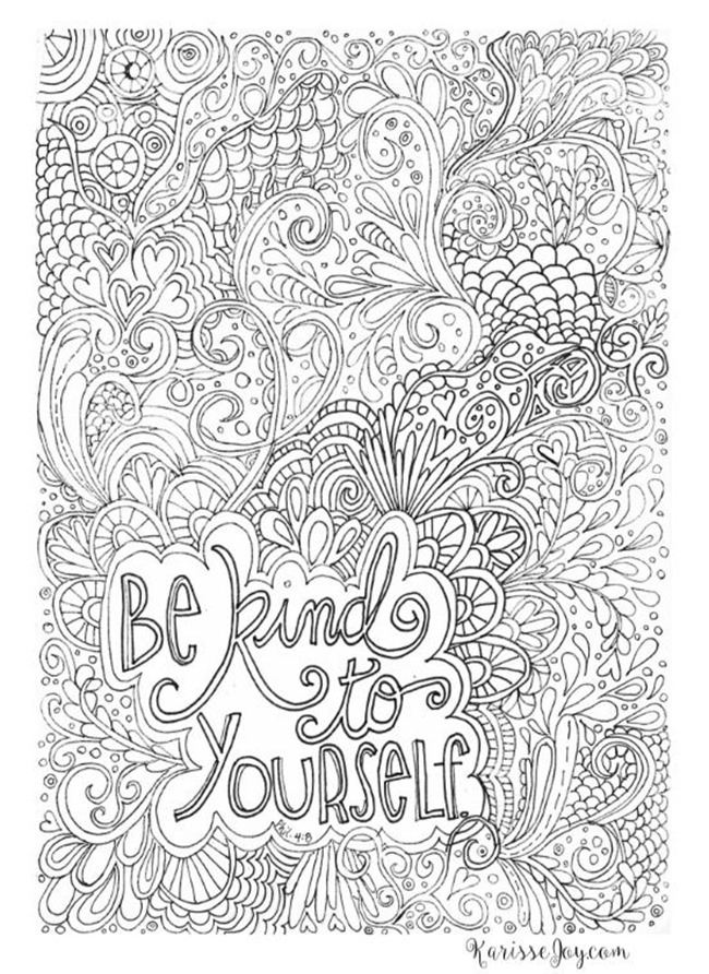 12 Inspiring Quote Coloring Pages for Adults–Free Printables