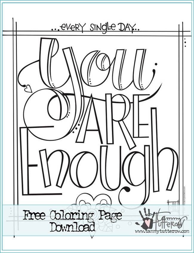 12 Inspiring Quote Coloring Pages For Adults Free Printables