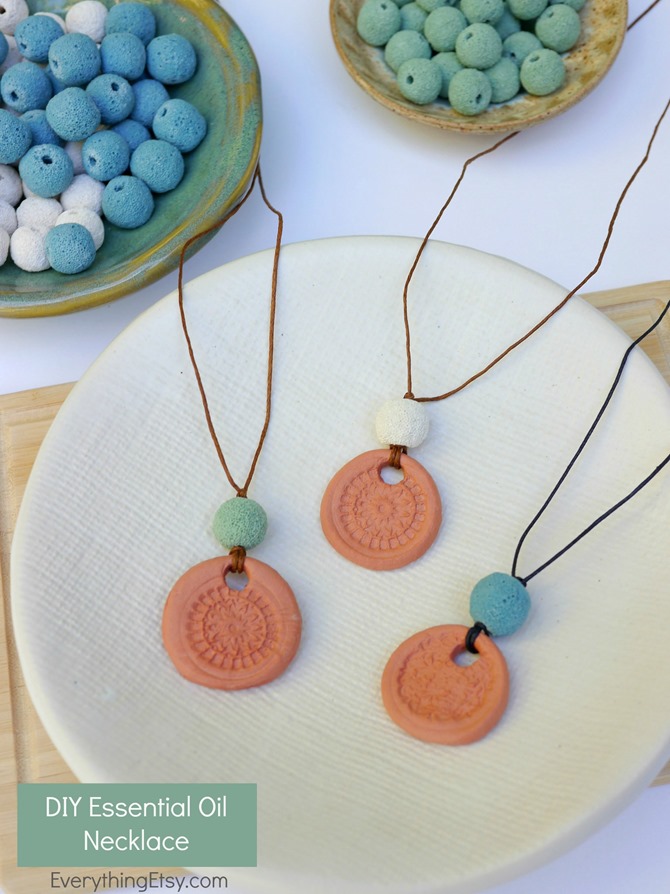 DIY Essential Oil Necklace–Aromatherapy - EverythingEtsy.com