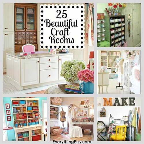 8 Craft Rooms–Creative Inspiration - EverythingEtsy.com