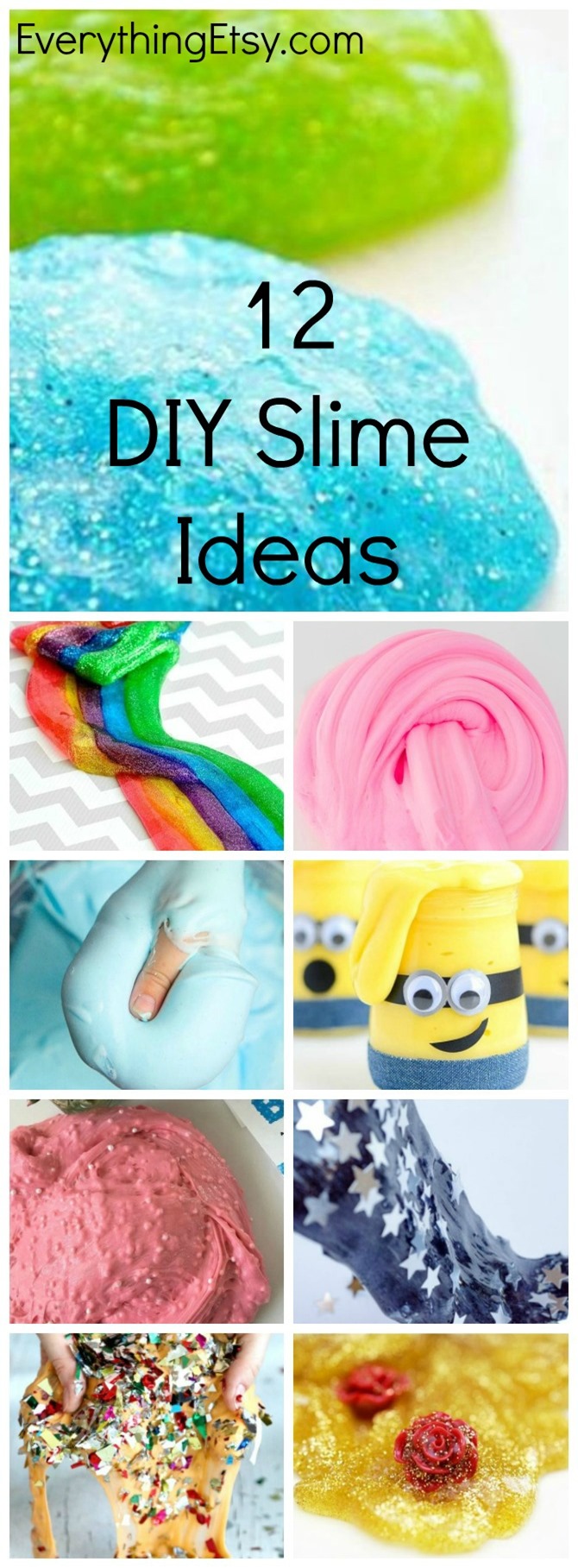 12 DIY Slime Ideas - Super Cool Recipes - EverythingEtsy.com