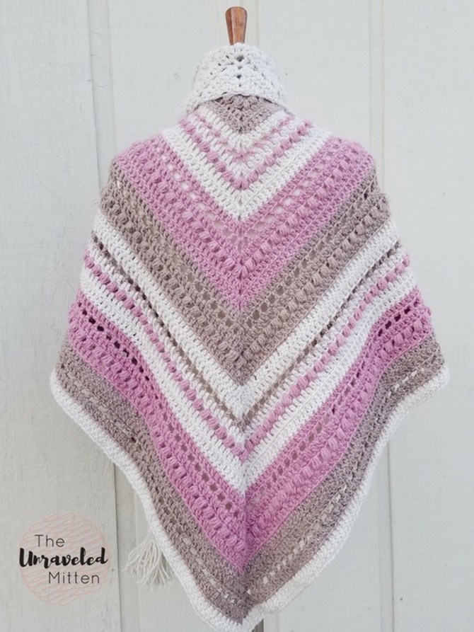 free crochet shawl pattern - simply sweet