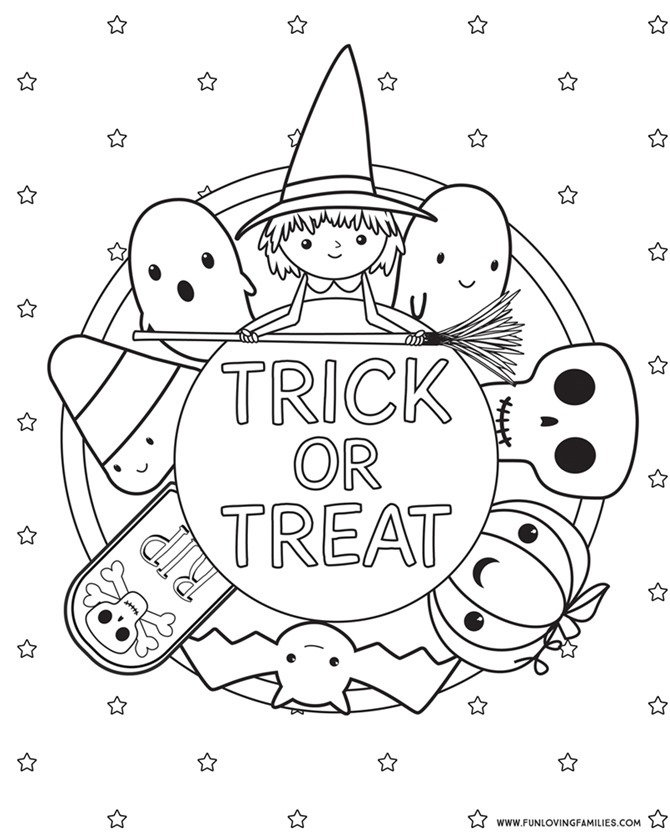 halloween coloring pages to print