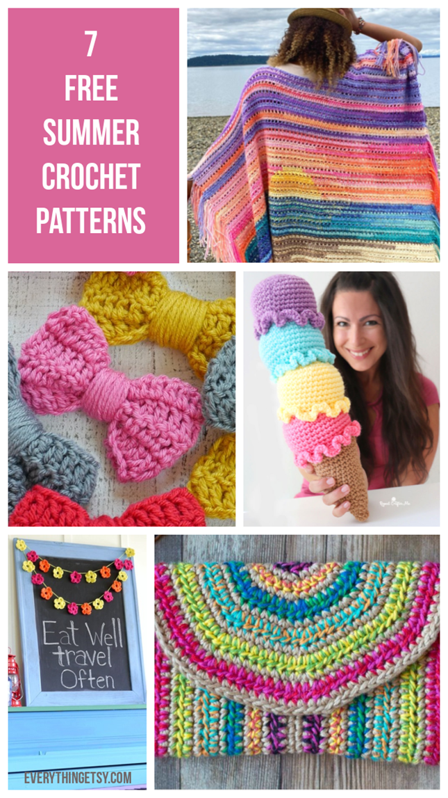 7 Free Summer Crochet Patterns 